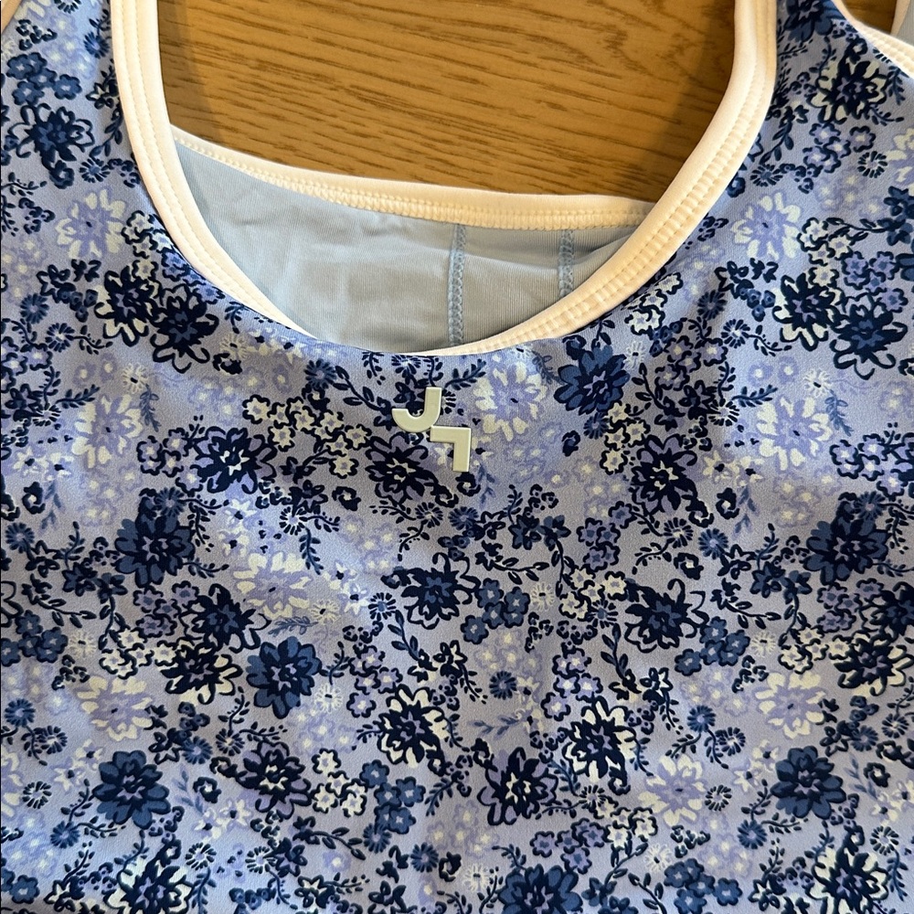 JoyLab Light Blue Floral Mini Dress - Picture 7 of 7